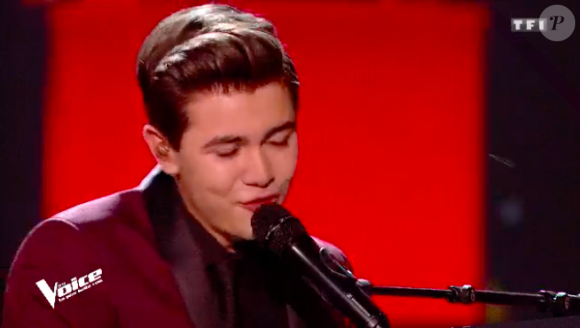 Raffi Arto dans "The Voice 7" sur TF1 le 21 avril 2018.