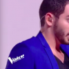 Gabriel dans "The Voice 7" sur TF1 le 21 avril 2018.