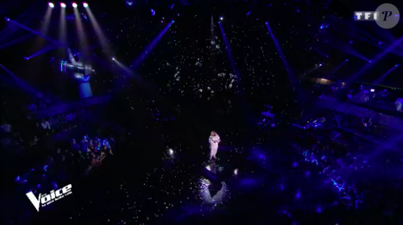 Guillaume dans "The Voice 7" sur TF1 le 21 avril 2018.