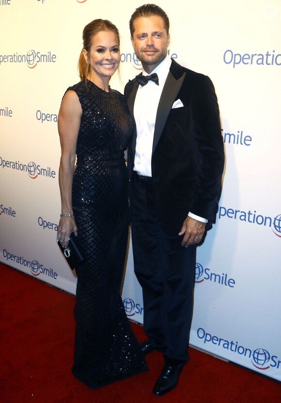 Brooke Burke et David Charvet à la soirée du 14ème Gala annuel Operation Smile à Cipriani 42nd Street à New York, le 12 mai 2016.