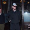 Chris Pratt à la sortie de son hôtel à New York, le 11 avril 2018. 
