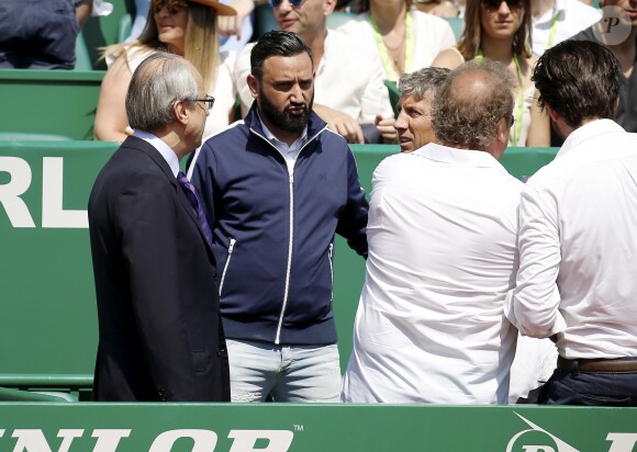 Cyril Hanouna - Célébrités dans les tribunes du Rolex Monte-Carlo Masters 2018 à Roquebrune Cap Martin, France, le 21 avril 2018. © Jean-François Ottonello/Nice Matin/Bestimage  Celebs attend Rolex Masters Monte Carlo 2018 in Roquebrune Cap Martin, France, on April 20th 201821/04/2018 - Roquebrune Cap Martin