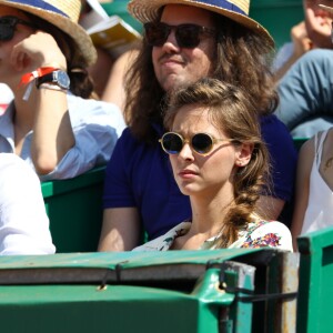 Ophélie Meunier et son mari Mathieu Vergne au Monte-Carlo Country Club lors du Rolex Monte-Carlo Masters 2018 à Roquebrune Cap Martin, France, le 21 avril 2018. © Jean-François Ottonello/Nice Matin/Bestimage