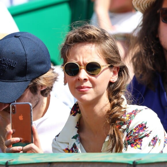 Ophélie Meunier et son mari Mathieu Vergne au Monte-Carlo Country Club lors du Rolex Monte-Carlo Masters 2018 à Roquebrune Cap Martin, France, le 21 avril 2018. © Jean-François Ottonello/Nice Matin/Bestimage