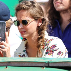 Ophélie Meunier et son mari Mathieu Vergne au Monte-Carlo Country Club lors du Rolex Monte-Carlo Masters 2018 à Roquebrune Cap Martin, France, le 21 avril 2018. © Jean-François Ottonello/Nice Matin/Bestimage