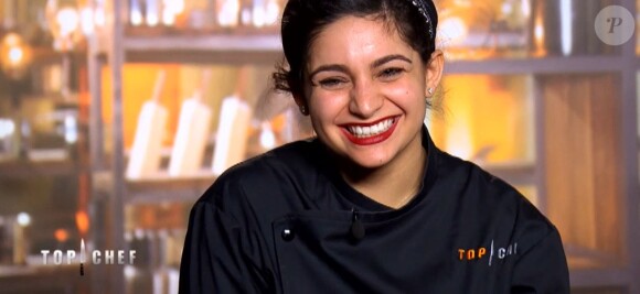 Tara lors de la grande finale de "Top Chef 2018" (M6) mercredi 25 avril 2018.