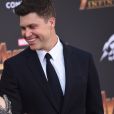 Scarlett Johansson et son compagnon Colin Jost à la première de 'Avengers: Infinity War' au théâtre El Capitan à Hollywood, le 23 avril 2018 © Chris Delmas/Bestimage