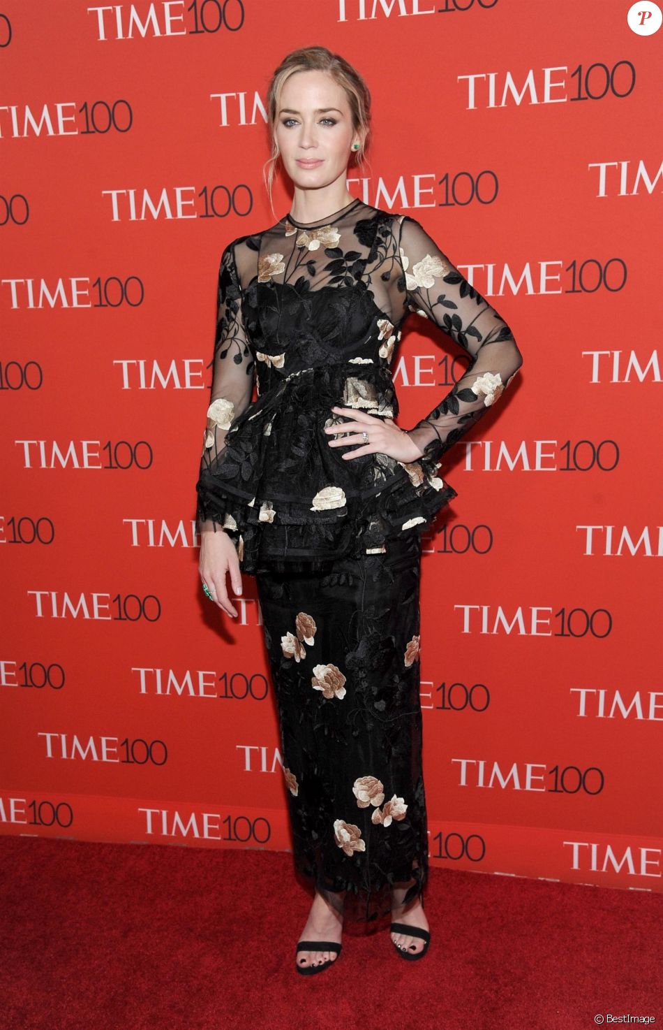 Emily Blunt au Time 100 Gala à New York, ce 24 avril 2018.