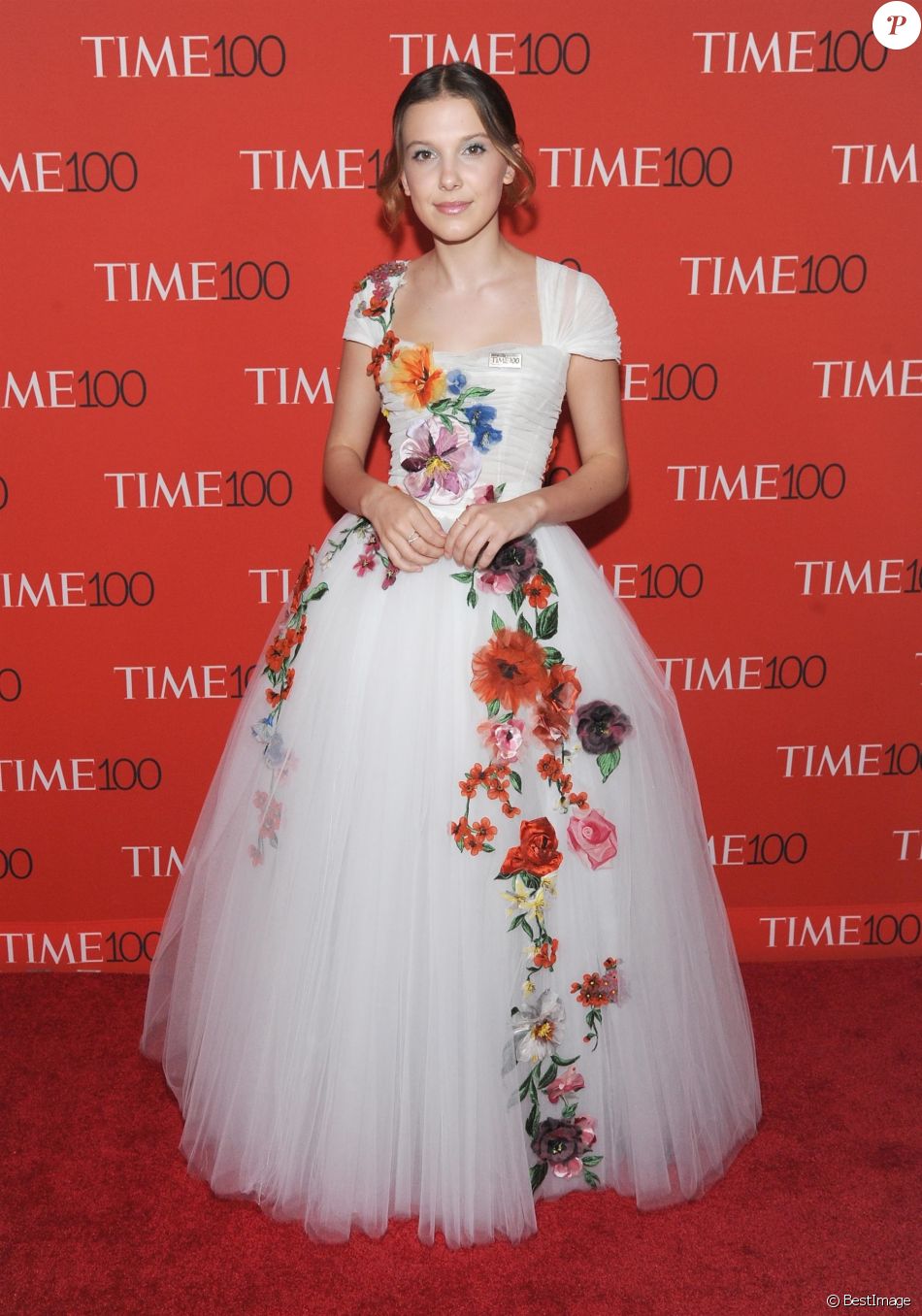 La jeune actrice Millie Bobby Brown au Time 100 Gala à New York, ce 24 avril 2018.