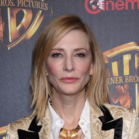 Cate Blanchett à la soirée Warner Bros au CinemaCon 2018 à l'hôtel Caesar palace à Las Vegas, le 24 avril 2018