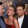 Ed Helms, Annabelle Wallis, Jeremy Renner à la soirée Warner Bros CinemaCon 2018 à l'hôtel Caesar palace à Las Vegas, le 24 avril 2018