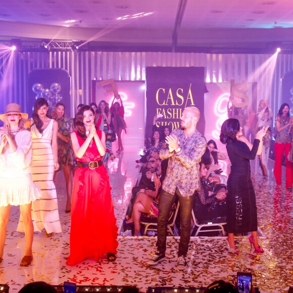 Exclusif - Matt Pokora et Jenifer à la 12ème édition du "Casa Fashion Show" au Sofitel Casablanca Tour Blanche à Casablanca au Maroc le 21 avril 2017. © Philippe Doignon/Bestimage