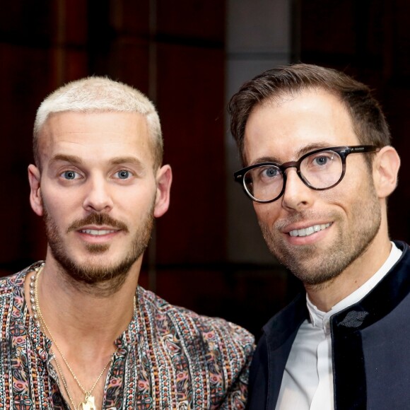 Exclusif - M. Pokora (Matt Pokora), Jérôme Lobier (directeur du Sofitel Casablanca Tour Blanche) lors de la 12e édition du "Casa Fashion Show" au Sofitel Casablanca Tour Blanche à Casablanca au Maroc le 21 avril 2017. © Philippe Doignon/Bestimage