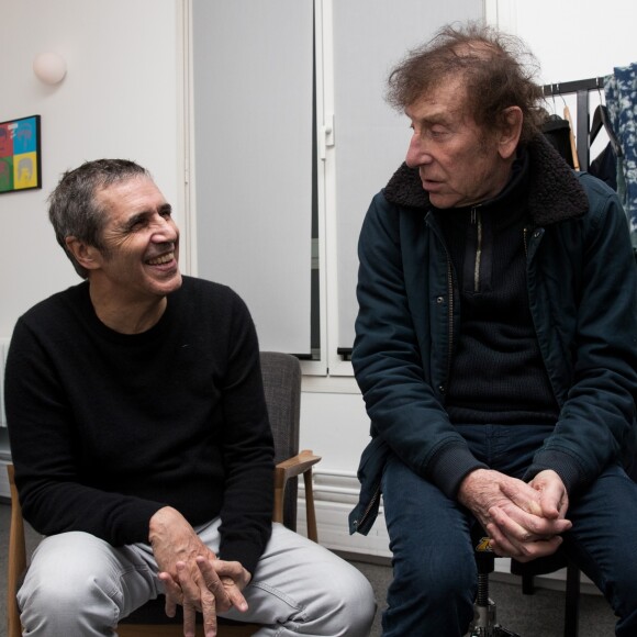 Exclusif - Julien Clerc et Alain Souchon - Julien Clerc en concert à la Salle Pleyel pour "La Tournée des 50 ans" à Paris le 17 mars 2018 © Cyril Moreau / Bestimage