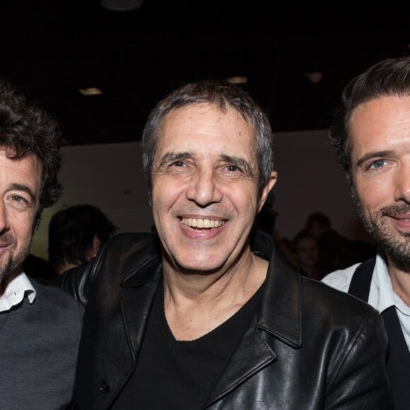 Exclusif - Patrick Bruel, Julien Clerc, Nicolas Bedos - Julien Clerc en concert à la Salle Pleyel pour "La Tournée des 50 ans" à Paris le 18 mars 2018 © Cyril Moreau