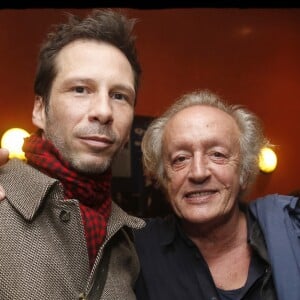 Exclusif - Alex Beaupain, Didier Barbelivien - Julien Clerc en concert sur la scène de l'Olympia dans le cadre de sa "Tournée des 50 ans". Paris, le 10 Mars 2018. © Alain Guizard / Bestimage