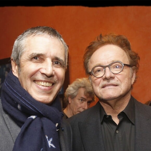 Exclusif - Julien Clerc et Guillaume Durand - Julien Clerc en concert sur la scène de l'Olympia dans le cadre de sa "Tournée des 50 ans". Paris, le 9 Mars 2018. © Alain Guizard / Bestimage