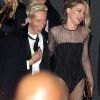 Amber Heard et une amie - Exclusif - Les célébrités arrivent au restaurant Chateau Marmont après la cérémonie des Oscars à West Hollywood le 5 mars 2018.