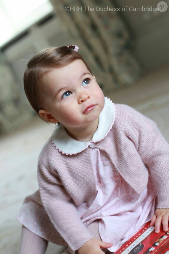 La princesse Charlotte de Cambridge photographiée par la duchesse Catherine de Cambridge pour son premier anniversaire, le 2 mai 2016. © Duchesse Catherine de Cambridge