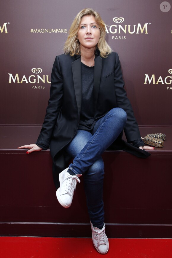 Amanda Sthers - Inauguration du concept store Magnum à Paris, le 14 avril 2016. © Veeren/Bestimage