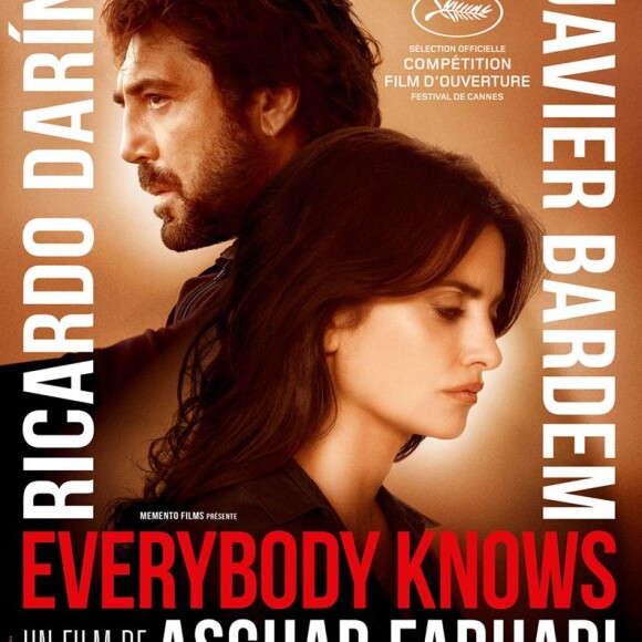 Javier Bardem et Penélope Cruz dans "Everybody Knows" qui fera l'ouverture du Festival de Cannes, le 8 mai 2018.