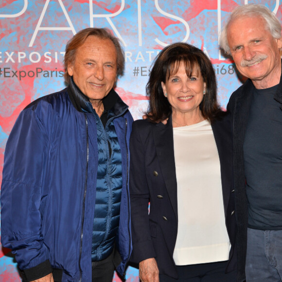 Exclusif - Alexandre Arcady, Anne Sinclair et Yann Arthus-Bertrand - Vernissage de l'exposition du photographe Gilles Caron à la Mairie de Paris le 3 mai 2017. © Veeren/Bestimage