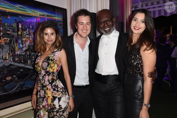 Exclusif - l'artiste Johann Perathoner, Eriq Ebouaney - Première soirée du film d'ouverture du Festival de Cannes "Everybody Knows" sur la terrasse Sandra & Co lors du 71ème Festival International du Film de Cannes le 8 mai 2018. © Giancarlo Gorassini/Bestimage