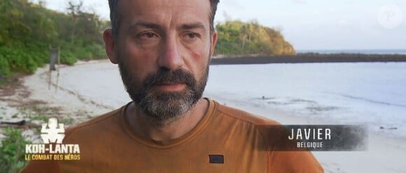 Javier dans "Koh-Lanta : Le combat des héros" (TF1), épisode diffusé vendredi 11 mai 2018.