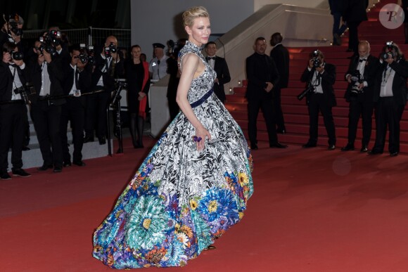 Cate Blanchett (robe Mary Katrantzou) - Montée des marches du film « Cold War » lors du 71ème Festival International du Film de Cannes. Le 10 mai 2018 © Borde-Jacovides-Moreau/Bestimage