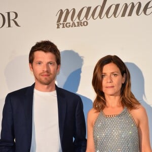 Pierre Deladonchamps, Marina Foïs lors du dîner "Dior - Madame Figaro Unifrance" à l'hôtel JW Marriott lors du 71ème Festival International du Film de Cannes le 12 mai 2018.