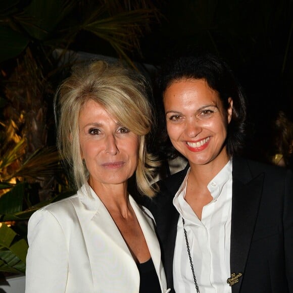 Anne-Florence Schmitt (Madame Figaro), Isabelle Giordano lors du dîner "Dior - Madame Figaro Unifrance" à l'hôtel JW Marriott lors du 71ème Festival International du Film de Cannes le 12 mai 2018. CVS-Veeren/Bestimage