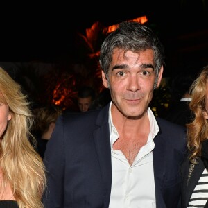 Sarah Lavoine, Xavier de Moulins, Lisa Azuelos lors du dîner "Dior - Madame Figaro Unifrance" à l'hôtel JW Marriott lors du 71ème Festival International du Film de Cannes le 12 mai 2018.