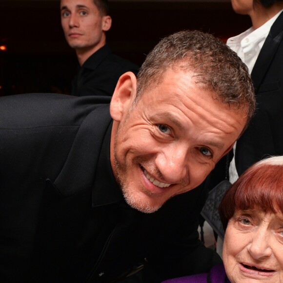 Dany Boon, Agnès Varda lors du dîner "Dior - Madame Figaro Unifrance" à l'hôtel JW Marriott lors du 71ème Festival International du Film de Cannes le 12 mai 2018. CVS-Veeren/Bestimage