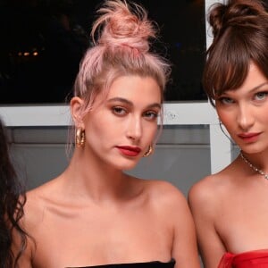 Hailey Baldwin, Bella Hadid lors du dîner "Dior - Madame Figaro Unifrance" à l'hôtel JW Marriott lors du 71ème Festival International du Film de Cannes le 12 mai 2018. CVS-Veeren/Bestimage