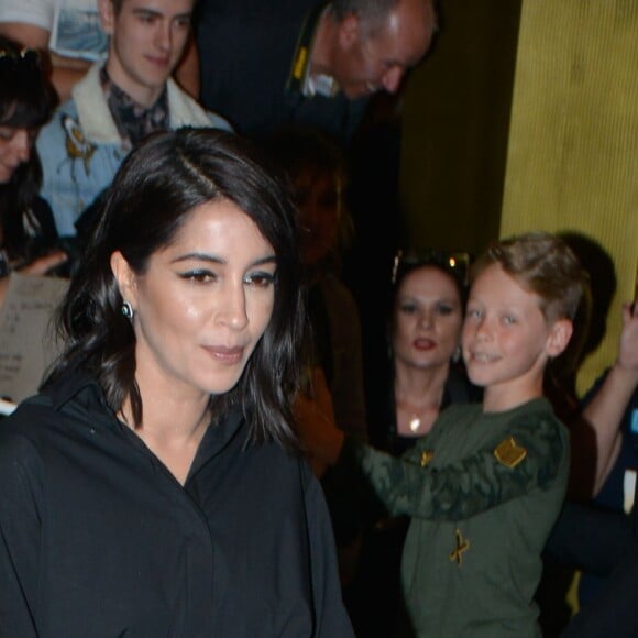 Leïla Bekhti arrive au dîner "Dior - Madame Figaro" à l'hôtel JW Marriott lors du 71ème Festival International du Film de Cannes, le 12 mai 2018.