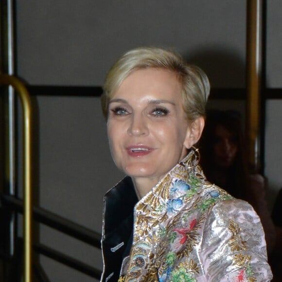 Melita Toscan du Plantier arrive au dîner "Dior - Madame Figaro" à l'hôtel JW Marriott lors du 71ème Festival International du Film de Cannes, le 12 mai 2018.