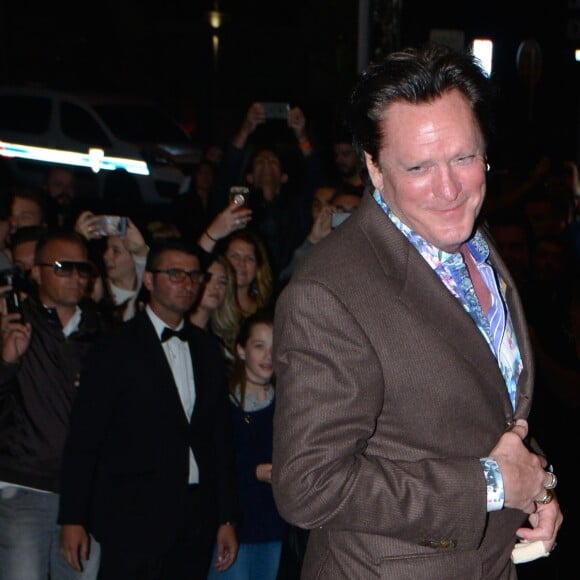 Michael Madsen arrive au dîner "Dior - Madame Figaro" à l'hôtel JW Marriott lors du 71ème Festival International du Film de Cannes, le 12 mai 2018.