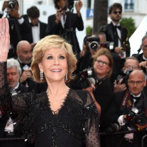 Jane Fonda - Montée des marches du film " Le Grand Bain " lors du 71ème Festival International du Film de Cannes. Le 13 mai 2018 © Giancarlo Gorassini / Bestimage
