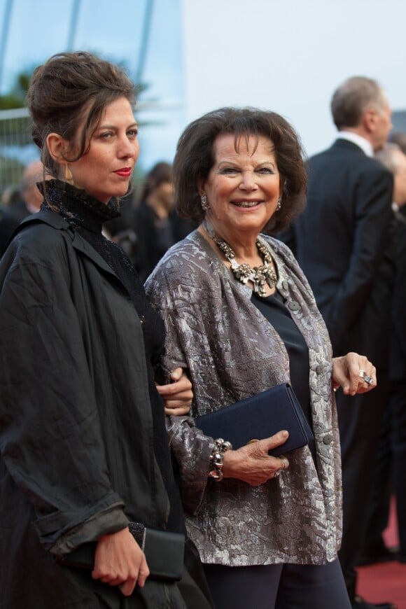 Claudia Squitieri et sa mère Claudia Cardinale - Montée des marches du film « Le Grand Bain » lors du 71ème Festival International du Film de Cannes. Le 13 mai 2018 © Borde-Jacovides-Moreau/Bestimage