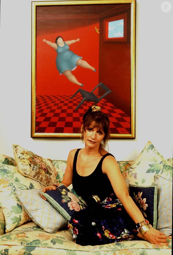Margot Kidder dans sa maison en 1992.