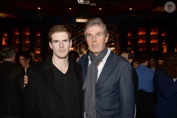 Exclusif - Dominique Desseigne et son fils Alexandre Desseigne - Inauguration du restaurant péruvien "Manko" de la star mondiale de la cuisine sud-américiane, Gaston Acurio au 15, avenue Montaigne à Paris le 5 février 2016. © Rachid Bellak/Bestimage