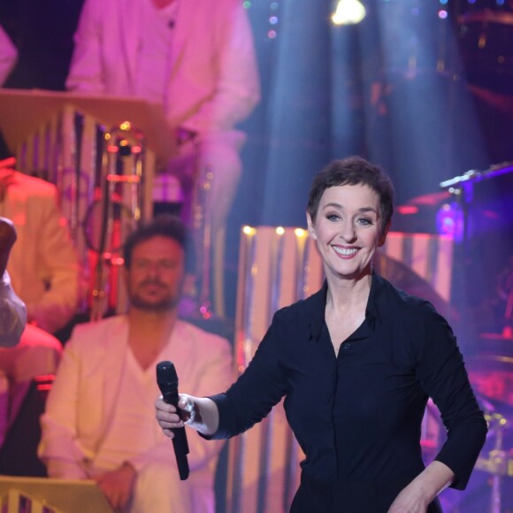 Exclusif - La chanteuse Enzo Enzo - Enregistrement de l'émission "Les années bonheur", diffusée sur France 2 le 19 mai. Le 20 mars 2018 © Bahi / Bestimage