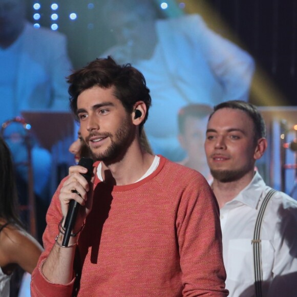 Exclusif - Alvaro Soler - Enregistrement de l'émission "Les années bonheur", diffusée sur France 2 le 19 mai. Le 20 mars 2018 © Bahi / Bestimage