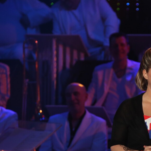 Exclusif - Elodie Poux - Enregistrement de l'émission "Les années bonheur", diffusée sur France 2 le 19 mai. Le 20 mars 2018 © Bahi / Bestimage