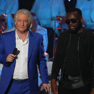 Exclusif - Patrick Sébastien et Maitre Gims - Enregistrement de l'émission "Les années bonheur", diffusée sur France 2 le 19 mai. Le 20 mars 2018 © Bahi / Bestimage