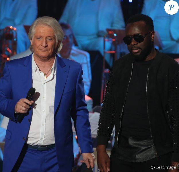 Exclusif - Patrick Sébastien et Maitre Gims - Enregistrement de l'émission "Les années bonheur", diffusée sur France 2 le 19 mai. Le 20 mars 2018 © Bahi / Bestimage