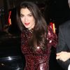 George Clooney et sa femme Amal Clooney retournent à leur hôtel après la soirée Met Gala (Met Ball, Costume Institute Benefit) à New York le 8 mai 2018.