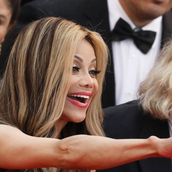 La Toya Jackson et guest - Montée des marches du film " Burning " lors du 71ème Festival International du Film de Cannes. Le 16 mai 2018 © Borde-Jacovides-Moreau/Bestimage