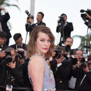 Milla Jovovich - Montée des marches du film " Burning " lors du 71ème Festival International du Film de Cannes. Le 16 mai 2018 © Borde-Jacovides-Moreau/Bestimage