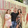 Philipp Plein, sa compagne Morgan Osman et sa soeur Gloria Sarah Dieth - Les célébrités lors de la présentation de la collection Dynasty 2019 du créateur Philipp Plein dans sa villa "La Jungle du Roi" pendant le 71ème Festival International du Film de Cannes, France, le 16 mai 2018.